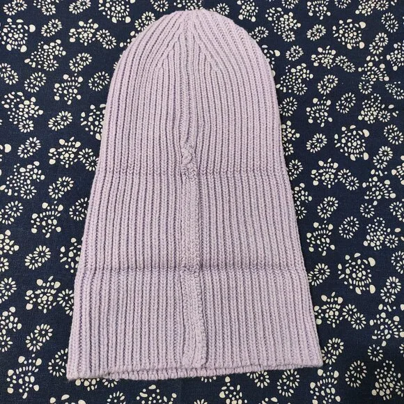 Acne Studios Soft Ribbed Knit Lavender Beanie display picture 1